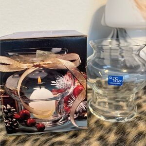 🆕STUDIO NOVA “Rialto” Crystal Vase/Votive